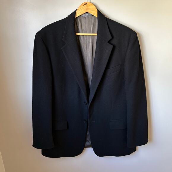 Vintage Oscar De La Renta Cashmere Blend Blazer Dinner Jacket - Picture 1 of 7